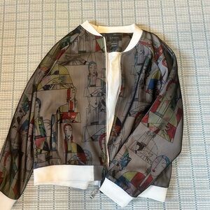 Garcia Netted Zip Up jacket - rare pattern